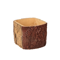 Doniczka ceramiczna pień świerka