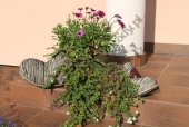Osłonki na doniczki wyplatane RATTAN Buty 2szt