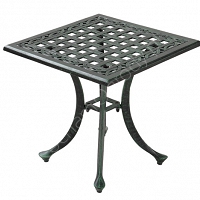 Stół ogrodowy aluminiowy kwadrat 50x50cm Green