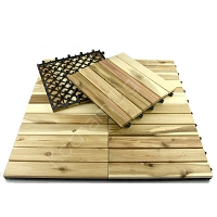 Podest tarasowy drewniany akacja surowa 6 klepek